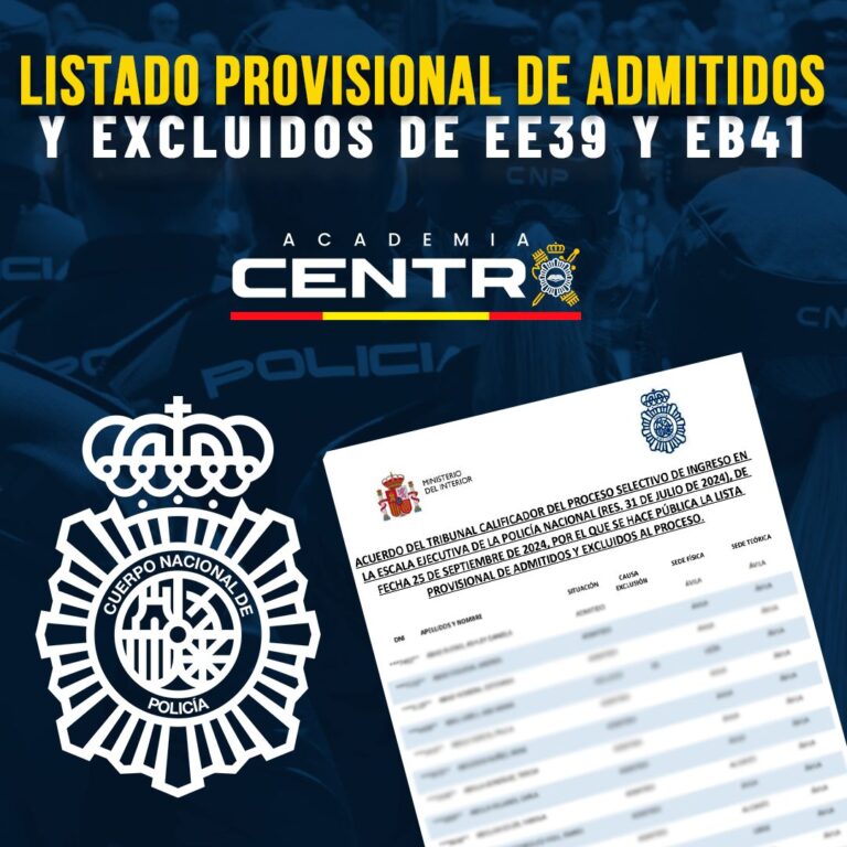 Academia Centro en Alicante, formación para oposiciones de Policía Nacional y Guardia Civil, acceso físico y temario para preparación